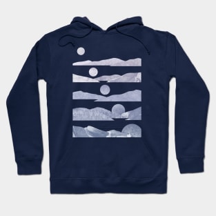 cosmos space moon Hoodie